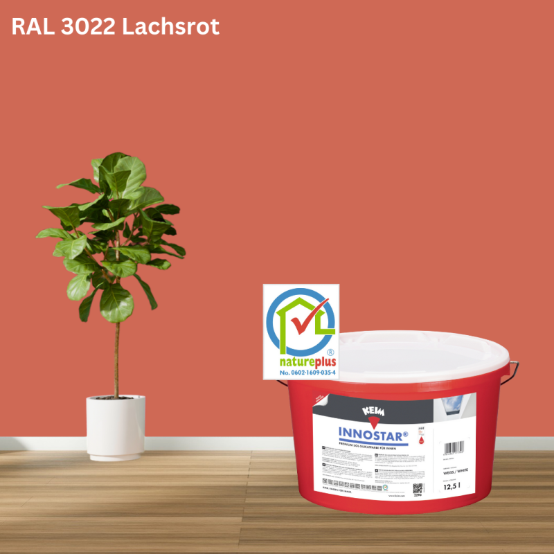 Keim Innostar Silikatfarbe RAL 3022 Lachsrot online bestellen bei ProMa Farben