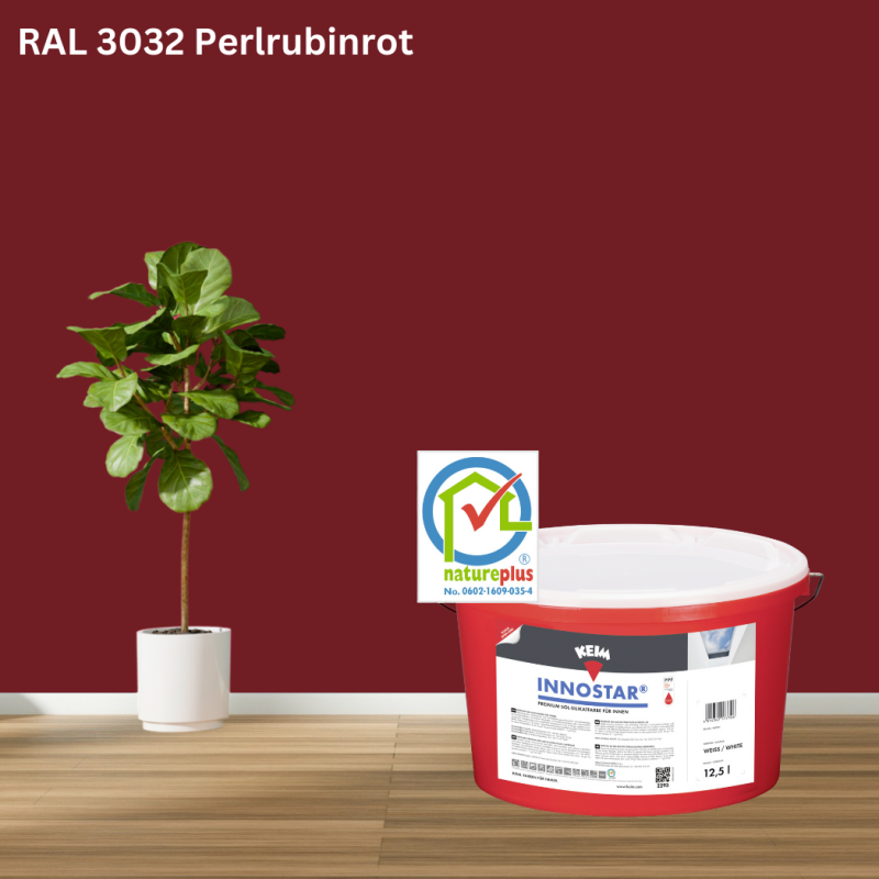 Keim Innostar Silikatfarbe RAL 3032 Perlrubinrot online bestellen bei ProMa Farben