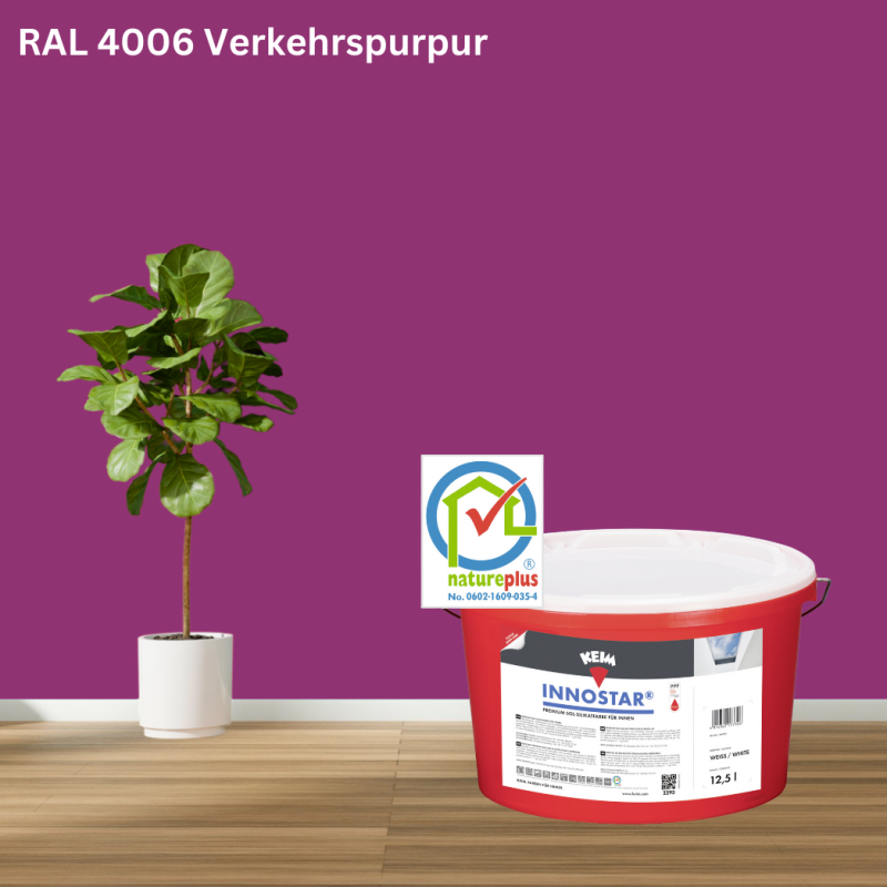 Keim Innostar Silikatfarbe RAL 4006 Verkehrspurpur online bestellen bei ProMa Farben