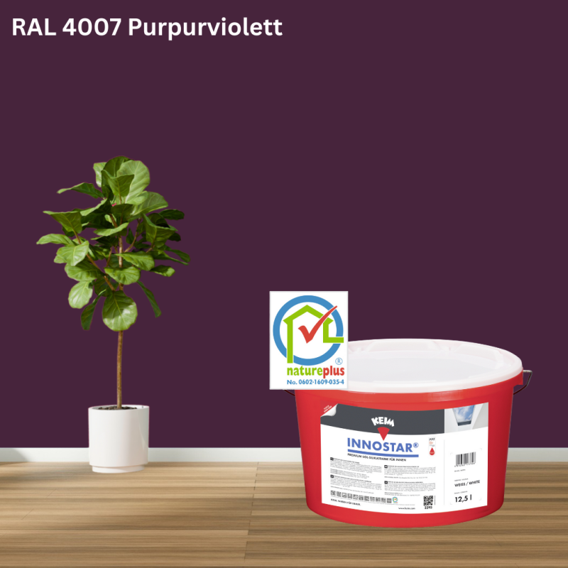 Keim Innostar Silikatfarbe RAL 4007 Purpurviolett