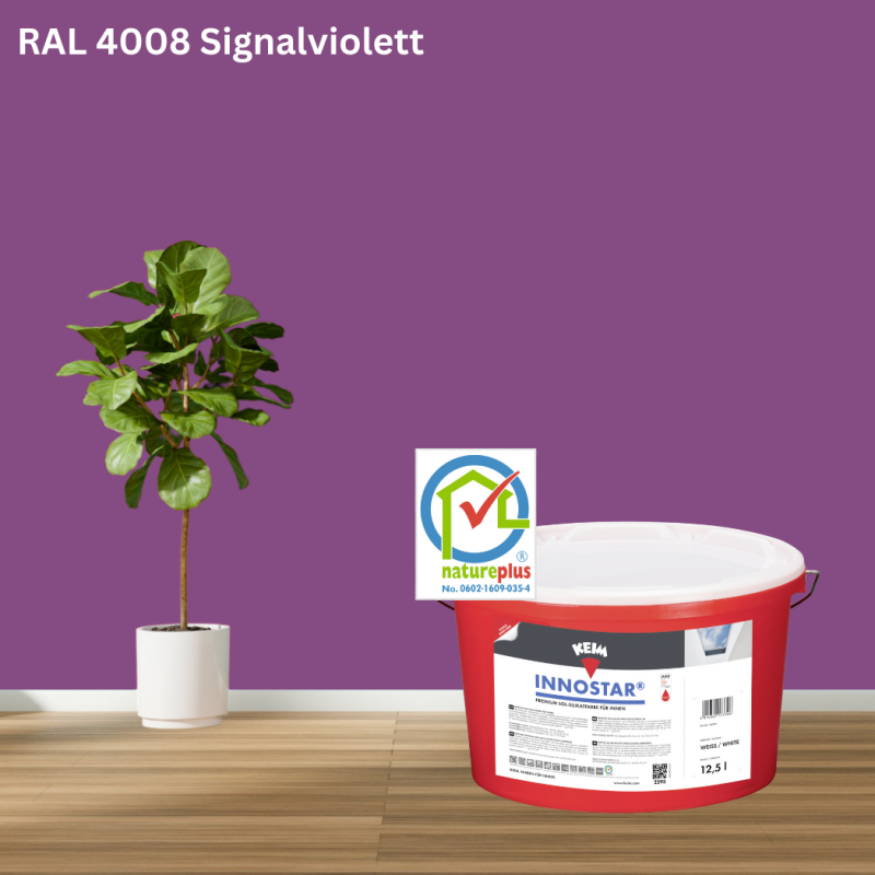 Keim Innostar Silikatfarbe RAL 4008 Signalviolett