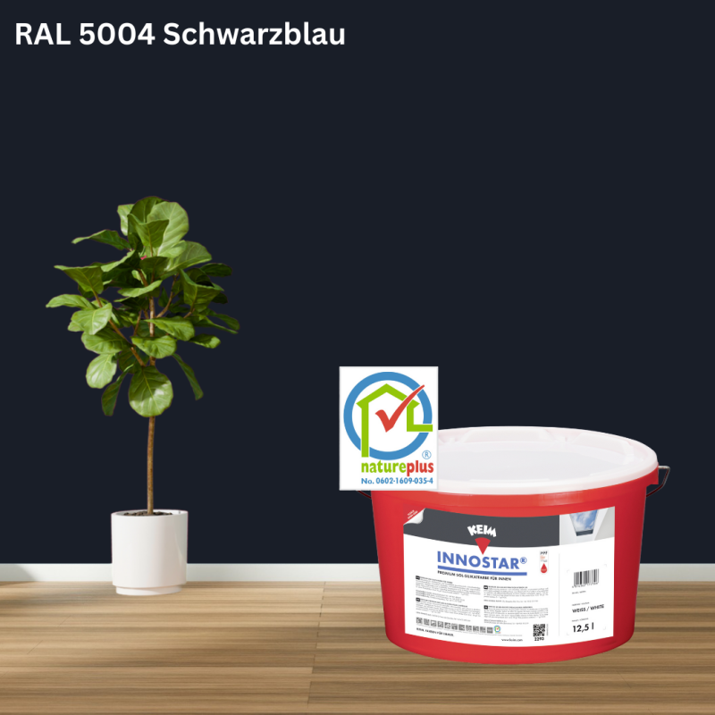 Keim Innostar Silikatfarbe RAL 5004 Schwarzblau online bestellen bei ProMa Farben