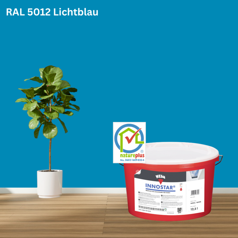 Keim Innostar Silikatfarbe RAL 5012 Lichtblau online bestellen bei ProMa Farben