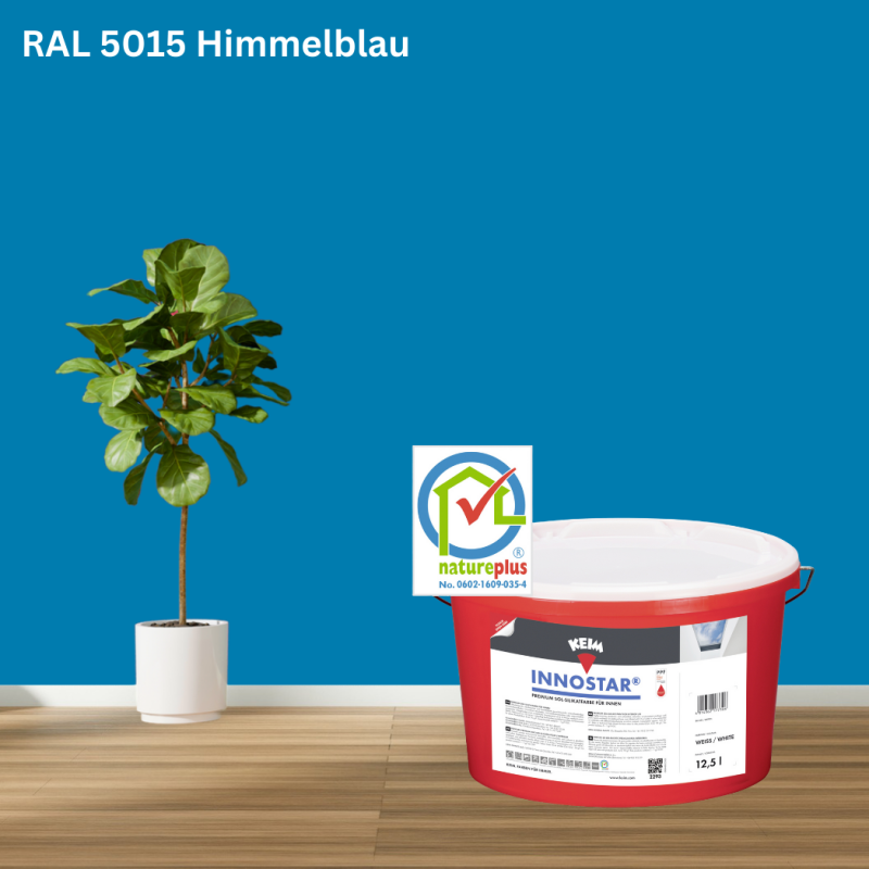 Keim Innostar Silikatfarbe RAL 5015 Himmelblau online bestellen bei ProMa Farben