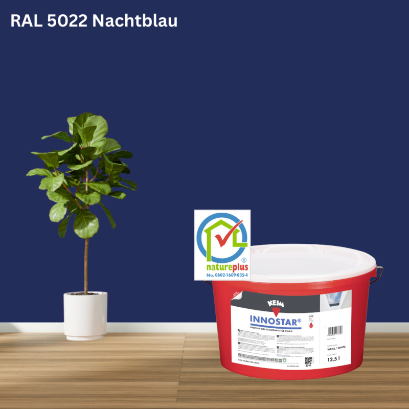Keim Innostar Silikatfarbe RAL 5022 Nachtblau online bestellen bei ProMa Farben