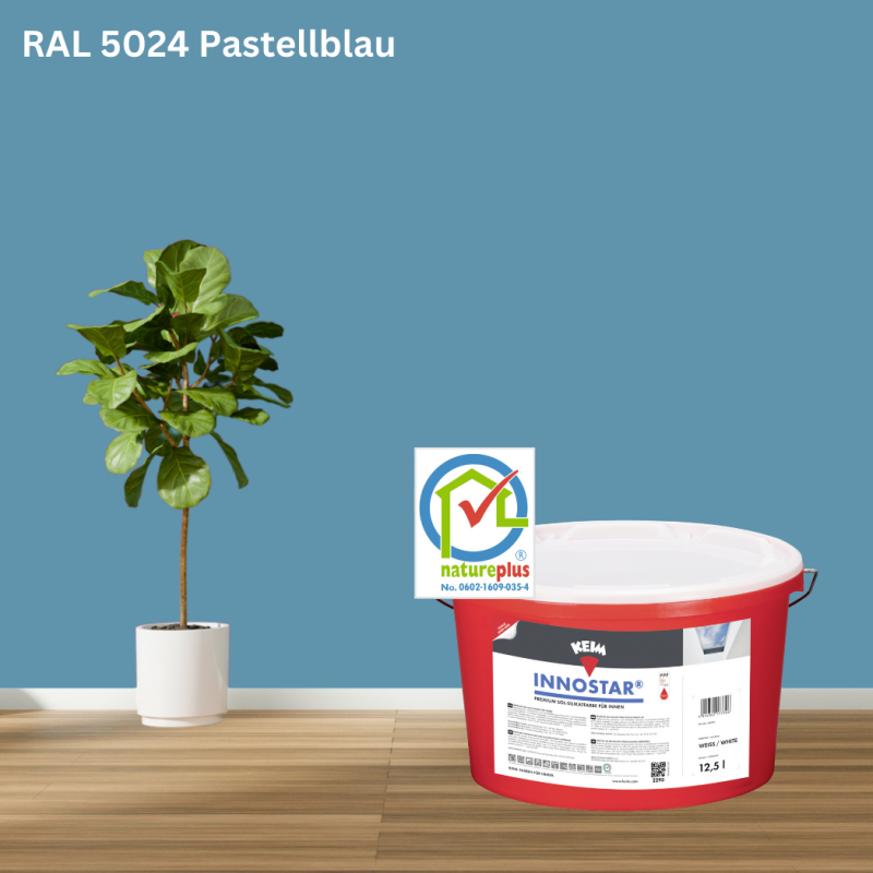 Keim Innostar Silikatfarbe RAL 5024 Pastellblau online bestellen bei ProMa Farben