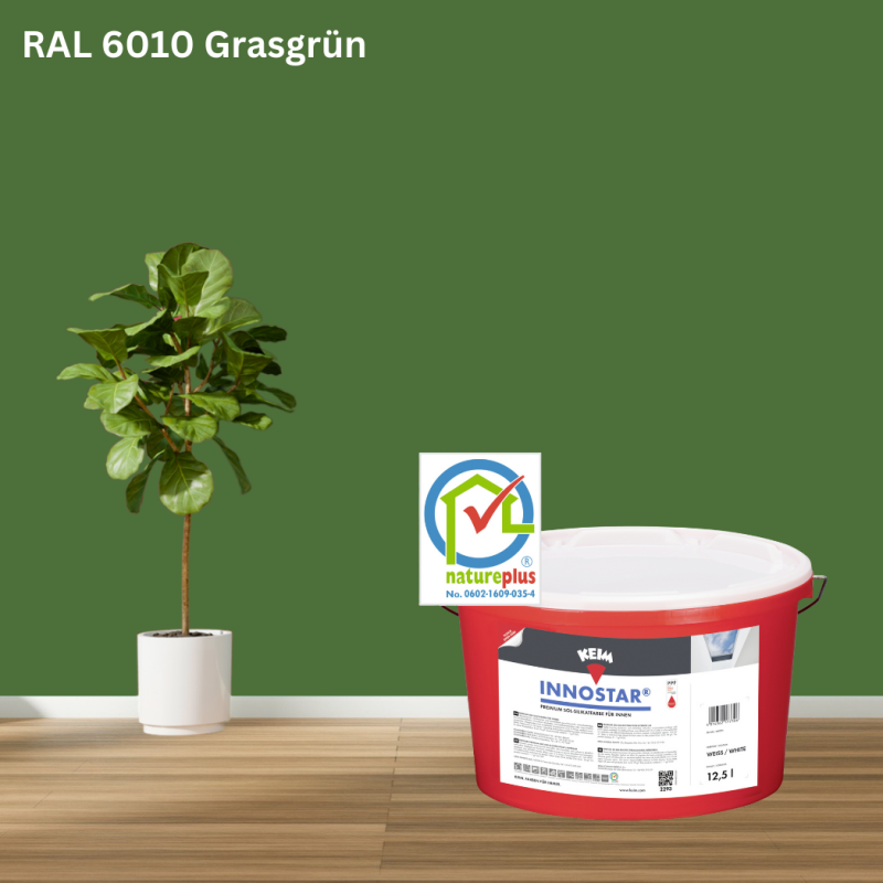 Silikatfarbe Keim Innostar RAL 6010 Grasgrün