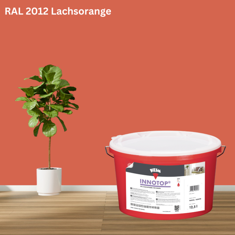 Keim Innotop Silikatfarbe RAL 2012 Lachsorange online bestellen bei ProMa Farben