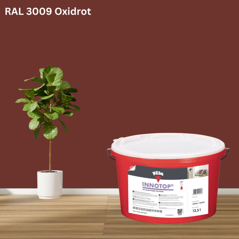 Keim Innotop Silikatfarbe RAL 3009 Oxidrot online bestellen bei ProMa Farben