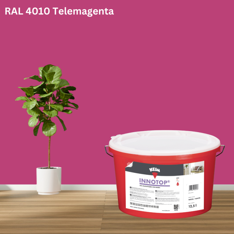 Keim Innotop Silikatfarbe RAL 4010 Telemagenta online bestellen bei ProMa Farben