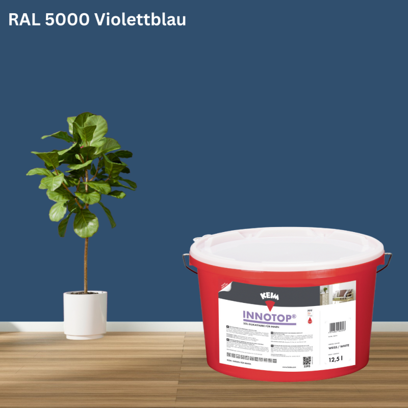 Keim Innotop Silikatfarbe RAL 5000 Violettblau online bestellen bei ProMa Farben