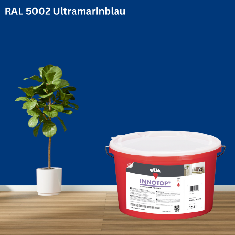 Keim Innotop Silikatfarbe RAL 5002 Ultramarinblau online bestellen bei ProMa Farben
