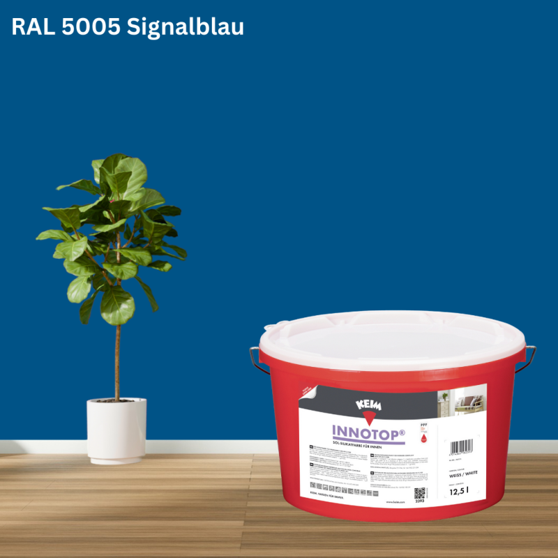 Keim Innotop Silikatfarbe RAL 5005 Signalblau online bestellen bei ProMa Farben
