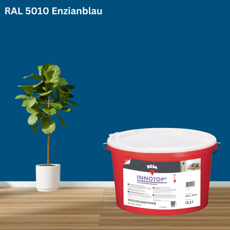 Keim Innotop Silikatfarbe RAL 5010 Enzianblau online bestellen bei ProMa Farben