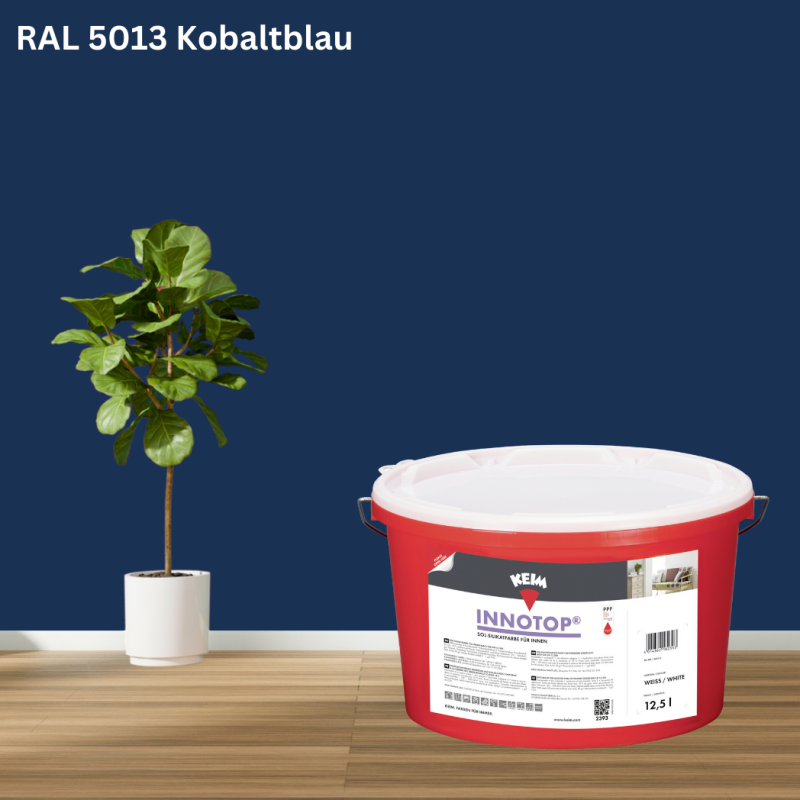Keim Innotop Silikatfarbe RAL 5013 Kobaltblau online bestellen bei ProMa Farben