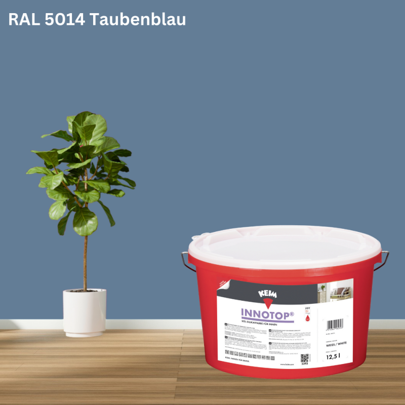 Keim Innotop Silikatfarbe RAL 5014 Taubenblau online bestellen bei ProMa Farben