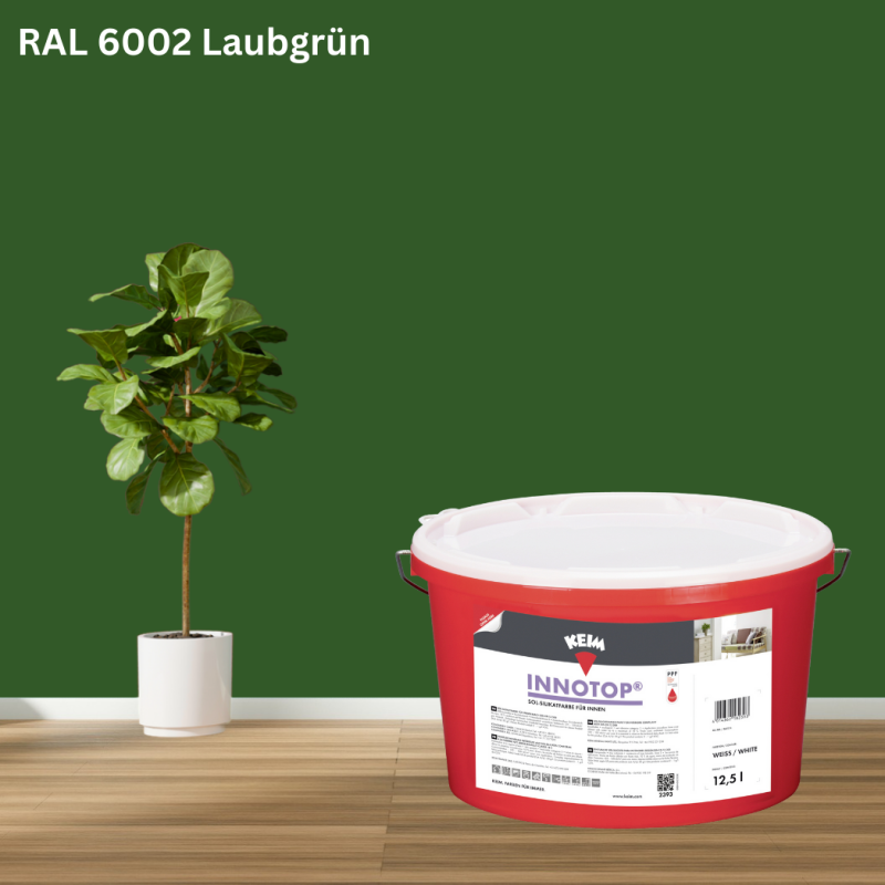 Keim Innotop Silikatfarbe RAL 6002 Laubgrün online bestellen bei ProMa Farben
