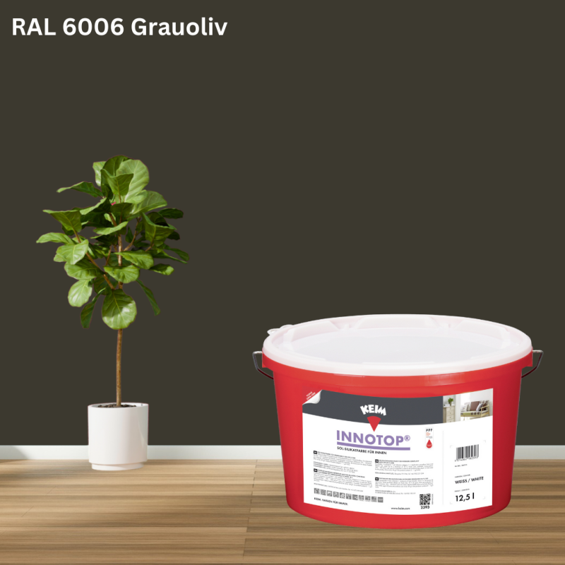 Keim Innotop Silikatfarbe RAL 6006 Grauoliv online bestellen bei ProMa Farben