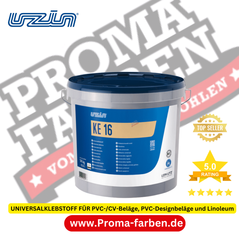 UZIN KE 16 EC 1 Plus Klebstoff für Textil, CV, PVC