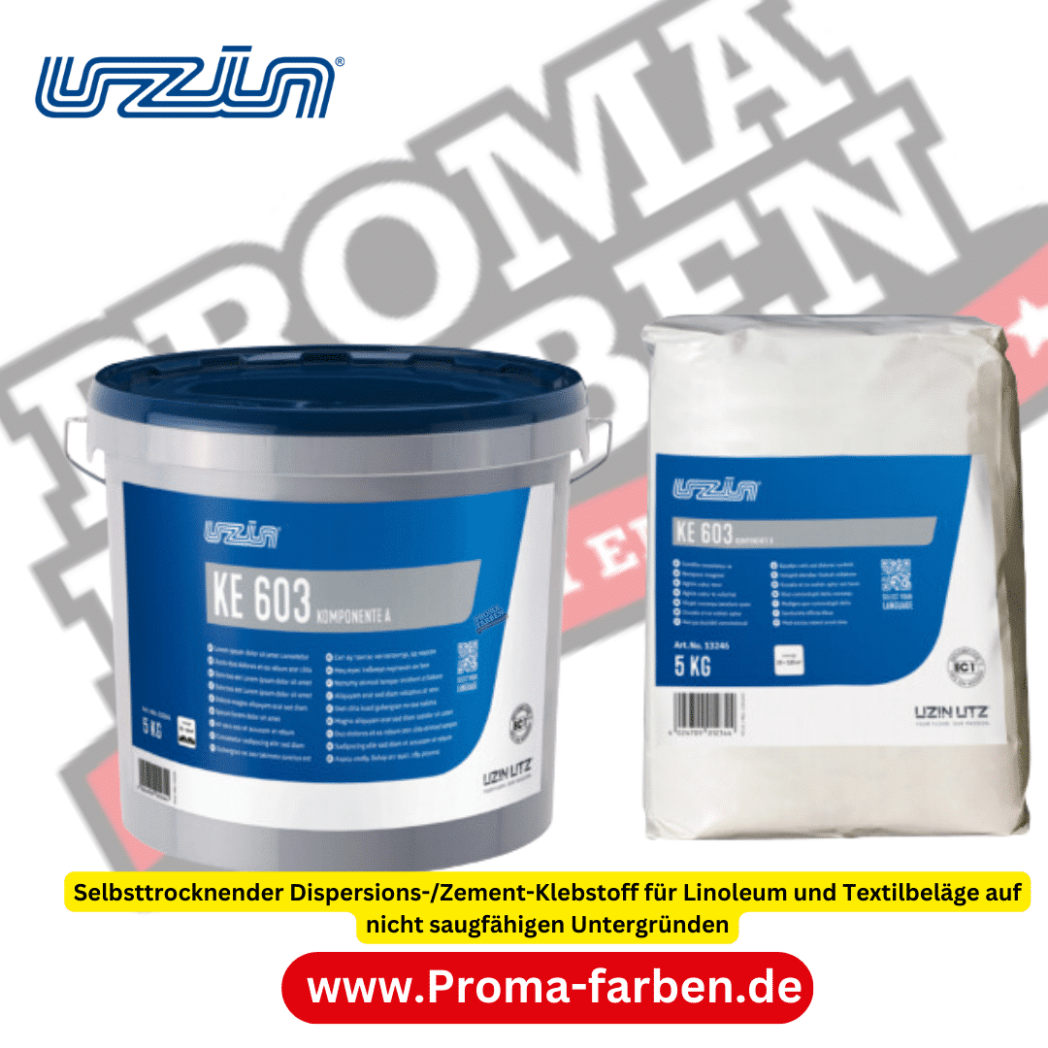 UZIN KE 603 2-K DISPERSIONS- ZEMENT-KLEBSTOFF Kaufen bei Proma farben