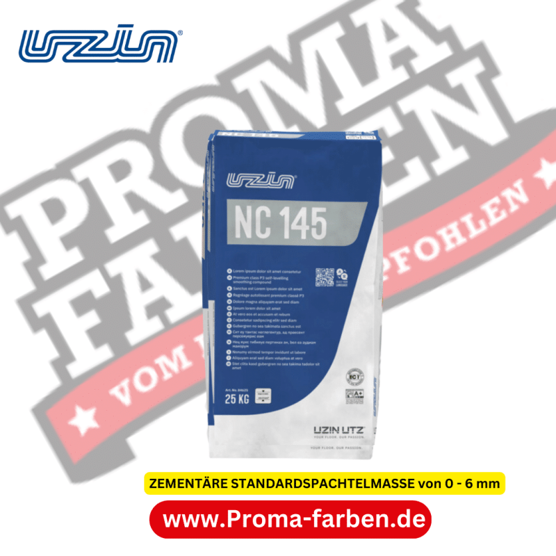 UZIN NC 145 ZEMENTÄRE STANDARDSPACHTELMASSE Kaufen bei Proma farben