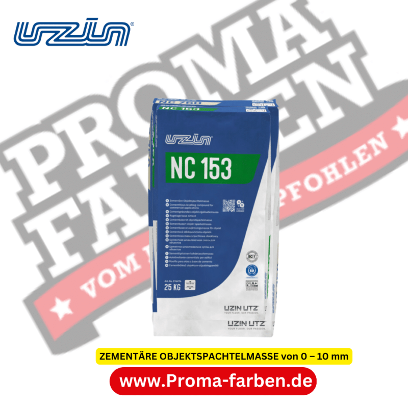 UZIN NC 153 ZEMENTÄRE OBJEKTSPACHTELMASSE Kaufen bei Proma farben