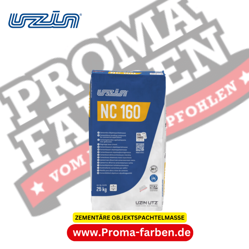 UZIN NC 160 ZEMENTÄRE OBJEKTSPACHTELMASSE Kaufen bei Proma farben