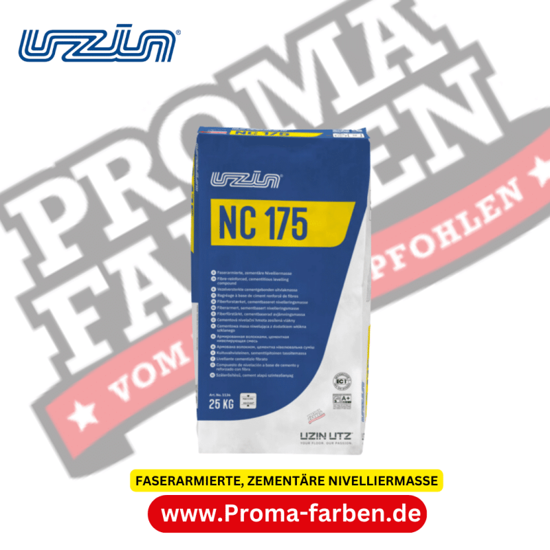 UZIN NC 175 FASERARMIERTE, ZEMENTÄRE NIVELLIERMASSE Kaufen bei Proma farben