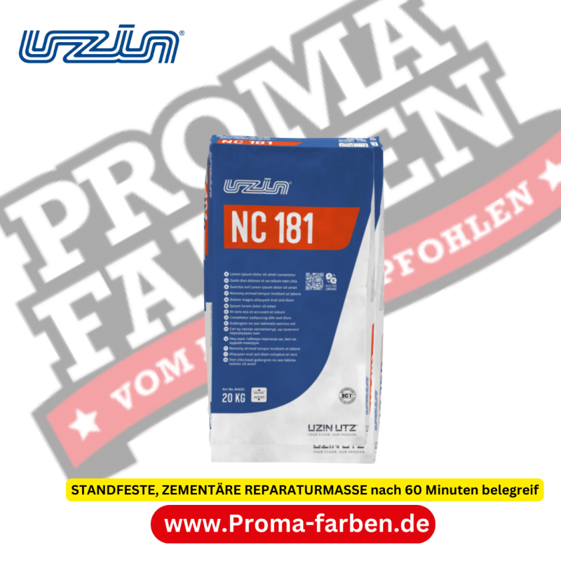 UZIN NC 181 STANDFESTE, ZEMENTÄRE REPARATURMASSE Kaufen bei Proma farben