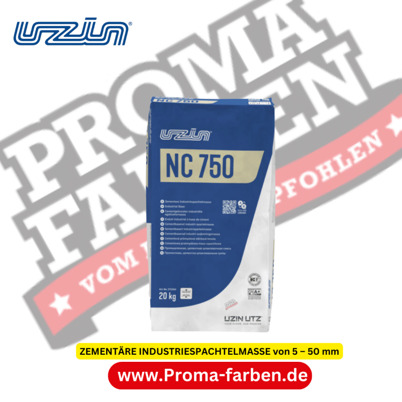 UZIN NC 750 ZEMENTÄRE INDUSTRIESPACHTELMASSE Kaufen bei Proma farben