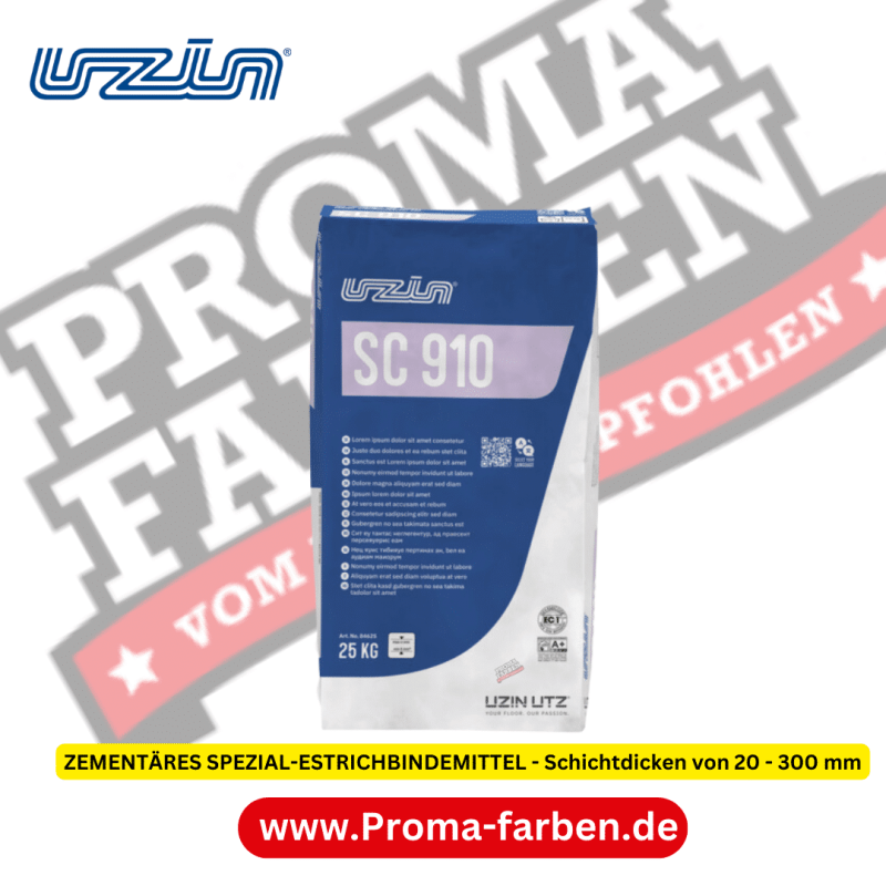 UZIN SC 910 ZEMENTÄRES SPEZIAL-ESTRICHBINDEMITTEL Kaufen bei Proma farben