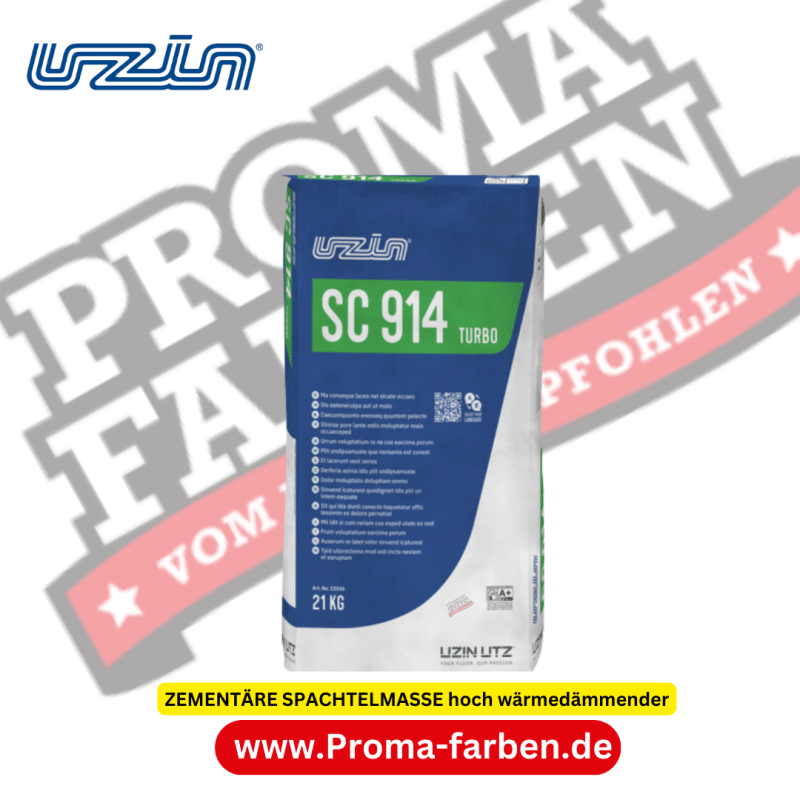 UZIN SC 914 TURBO ZEMENTÄRER LEICHTAUSGLEICHSMÖRTEL Kaufen bei Proma farben