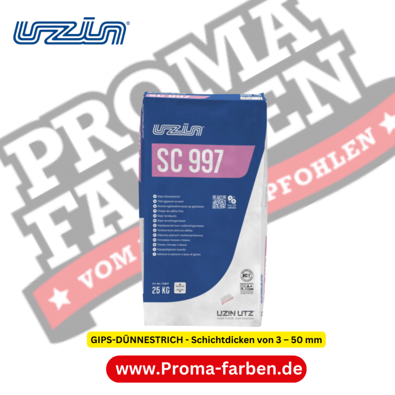 UZIN SC 997 GIPS-DÜNNESTRICH Kaufen bei Proma farben