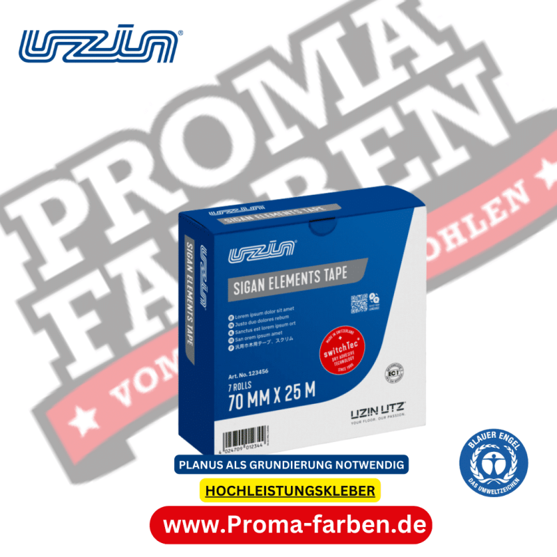 Der UZIN SIGAN ELEMENTS TAPE eignet sich hervorragend für die Verklebung von PVC-Designbelägen in verschiedenen Anwendungsbereichen, darunter: