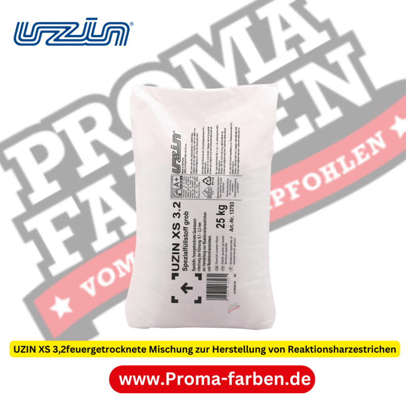 UZIN XS 3,2feuergetrocknete Mischung zur Herstellung von Reaktionsharzestrichen Kaufen bei Proma farben