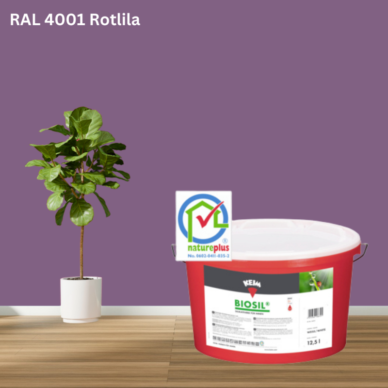 Keim Biosil Wandfarbe RAL 4001 Rotlila online bestellen bei ProMa Farben