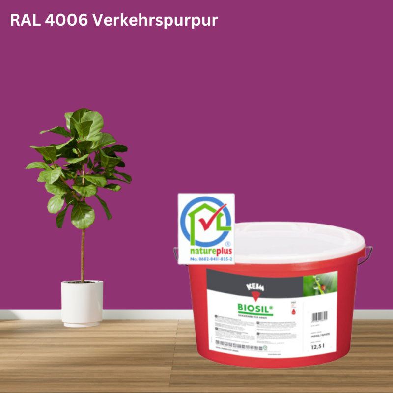 Keim Biosil Wandfarbe RAL 4006 Verkehrspurpur online bestellen bei ProMa Farben