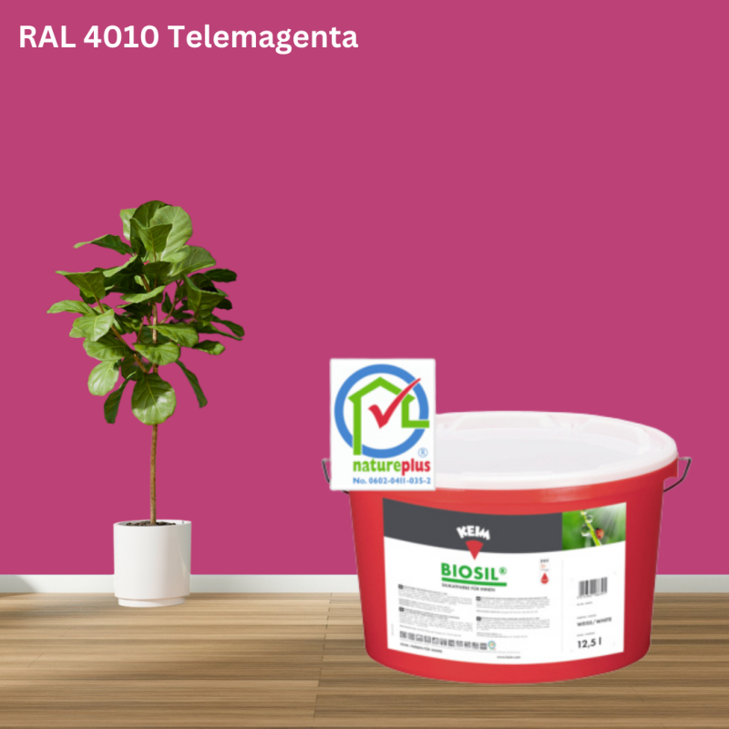 Keim Biosil Wandfarbe RAL 4010 Telemagenta