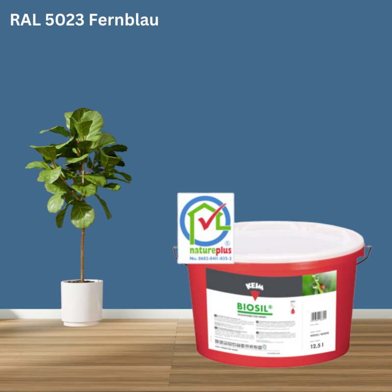 Keim Biosil Wandfarbe RAL 5023 Fernblau online bestellen bei ProMa Farben