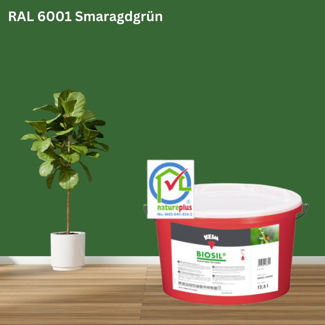 Keim Biosil Wandfarbe RAL 6001 Smaragdgrün online bestellen bei ProMa Farben