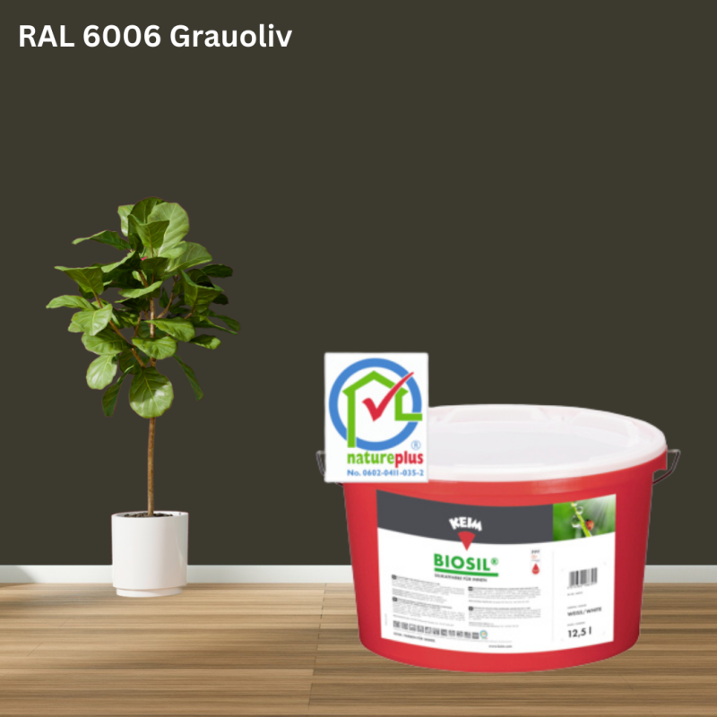 Keim Biosil Wandfarbe RAL 6006 Grauoliv online bestellen bei ProMa Farben