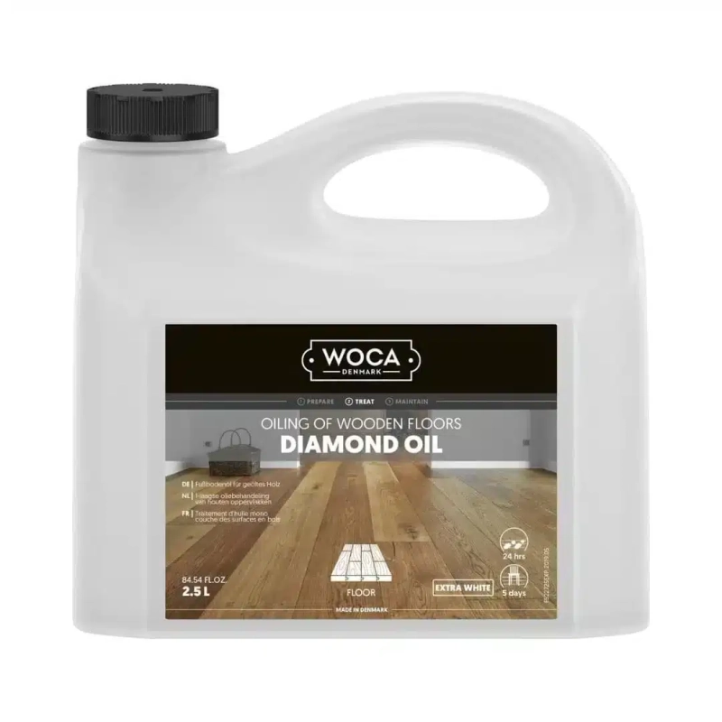 WOCA Diamond Öl (diamond oil) extra weiß