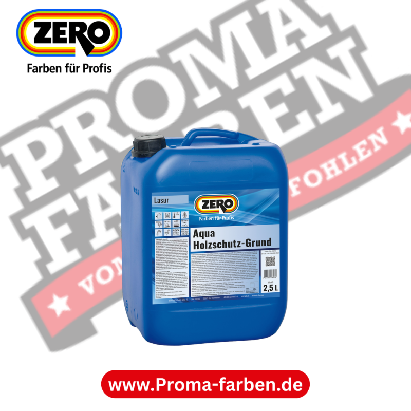 Zero Aqua Holzschutz Grund – ChemBiozidDV kaufen bei Proma Farben.de Maler Fachhandel & Onlineshop