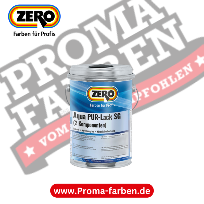 Zero Aqua PUR Seidenglanz - inkl. Härter kaufen bei Proma Farben.de Maler Fachhandel & Onlineshop