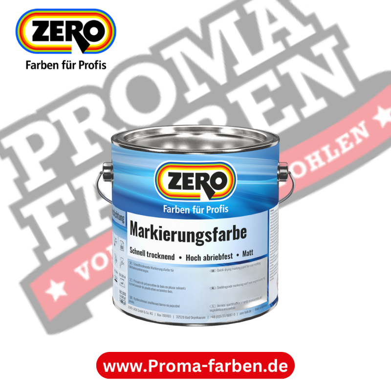 Zero Markierungsfarbe kaufen bei Proma Farben.de Maler Fachhandel & Onlineshop