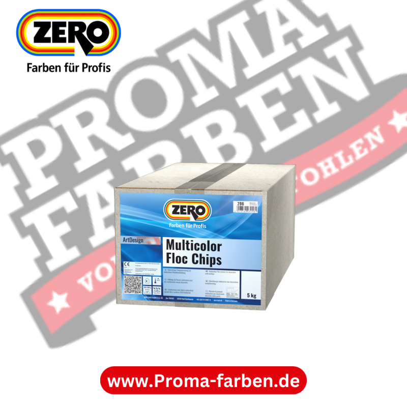 Zero Multicolor Floc Chips – 5kg – 188 kaufen bei Proma Farben.de Maler Fachhandel & Onlineshop