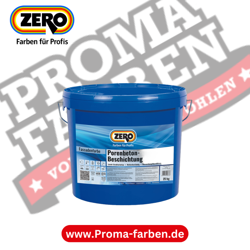 Zero Porenbeton-Beschichtung kaufen bei Proma Farben.de Maler Fachhandel & Onlineshop