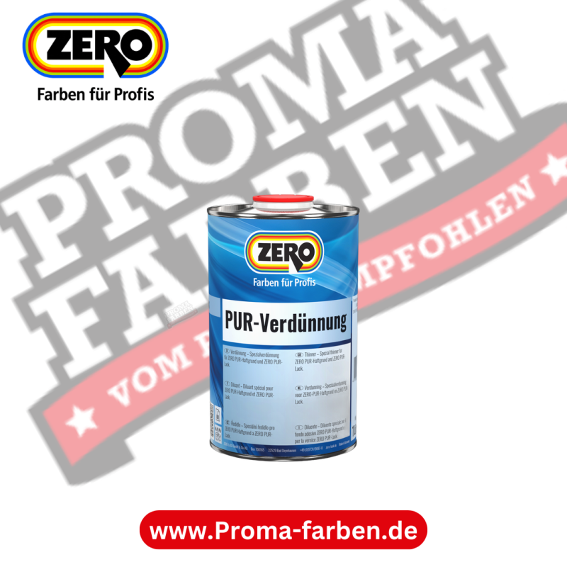 Zero PUR Verdünnung kaufen bei Proma Farben.de Maler Fachhandel & Onlineshop
