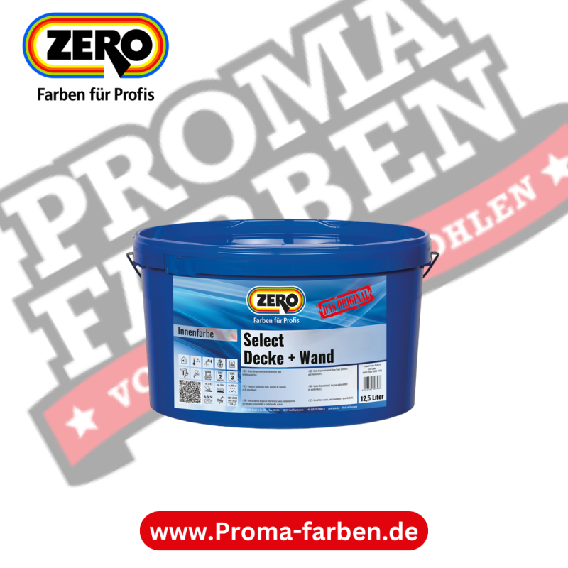 Zero Select Decke + Wand kaufen bei Proma Farben.de Maler Fachhandel & Onlineshop