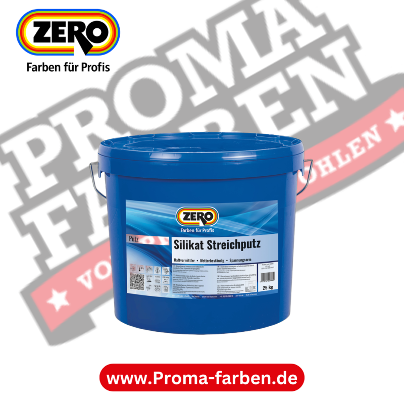 Zero Silikat Streichputz kaufen bei Proma Farben.de Maler Fachhandel & Onlineshop